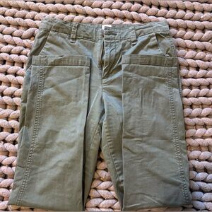 GAP Women’s Olive Green Chino Utility Pants